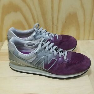 New Balance 996 – White / Blue & Purple / Silver Mens size 10 1/2